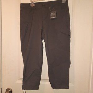 Eddie Bauer Rainier Capri Size 8 Dark Smoke